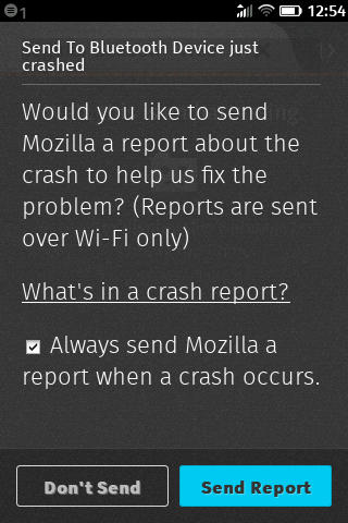 Firefox OS Crash Reporter