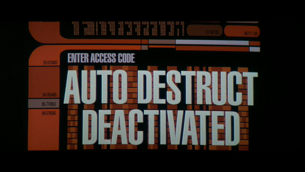 Auto Destruct Deactivated